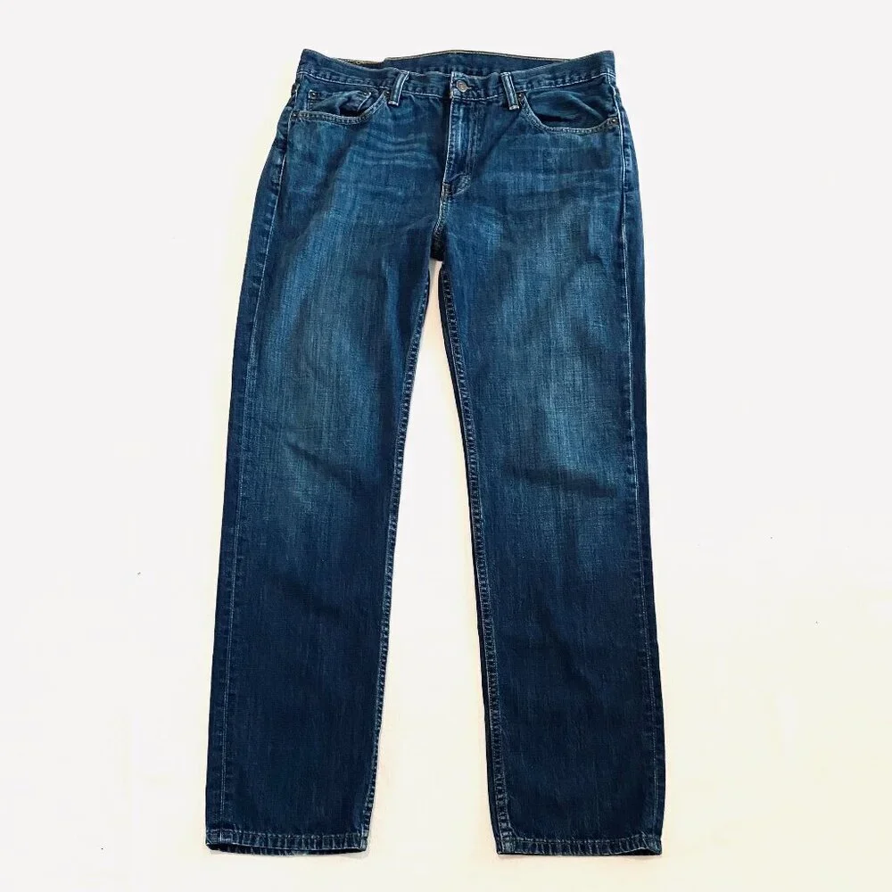Levi's 514 jeans Men's 33 dark denim wash classic straight leg unisex